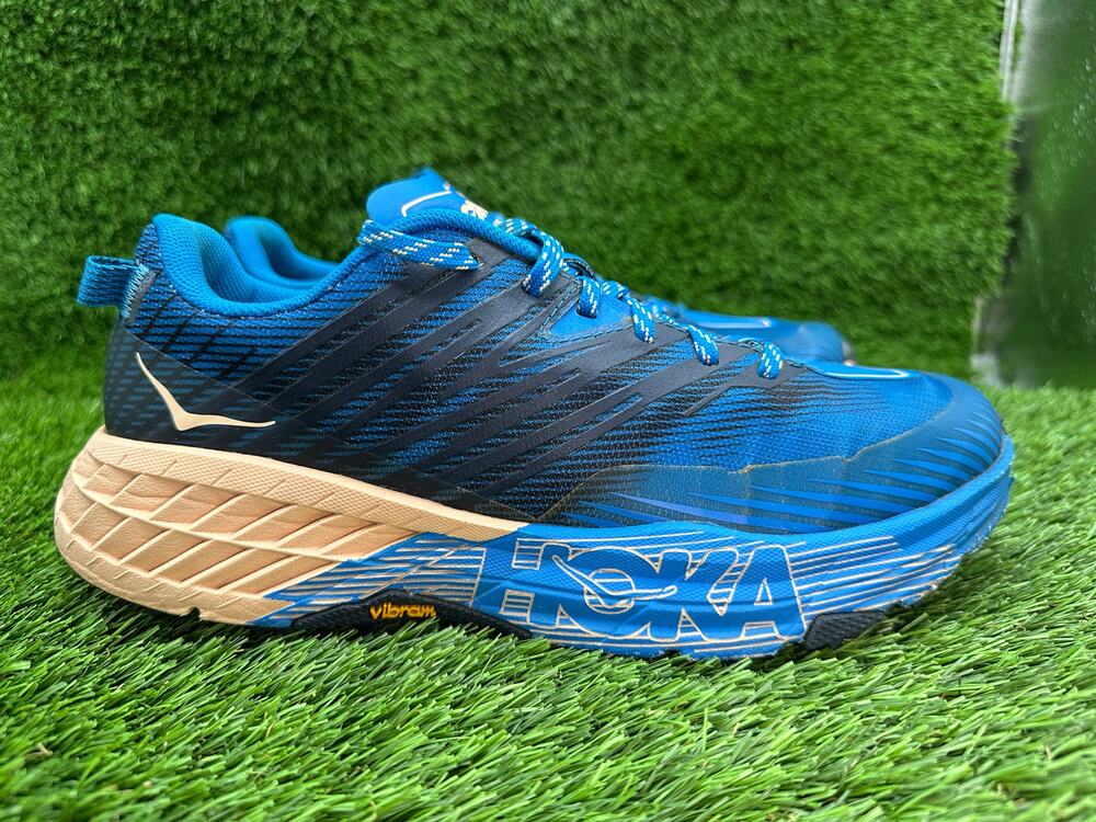 Hoka One One Speedgoat 4 1106527-IBBA Athletic Sneaker Women's 9.5 Blue Mesh Gym